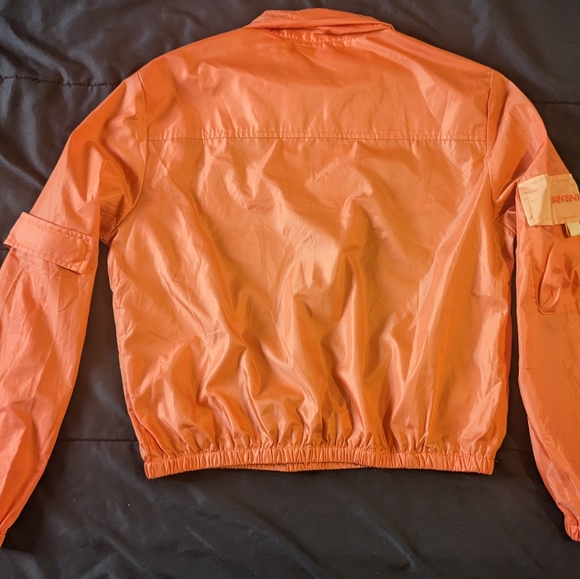 Frankie Orange Crop Windbreaker - Picture 5 of 8